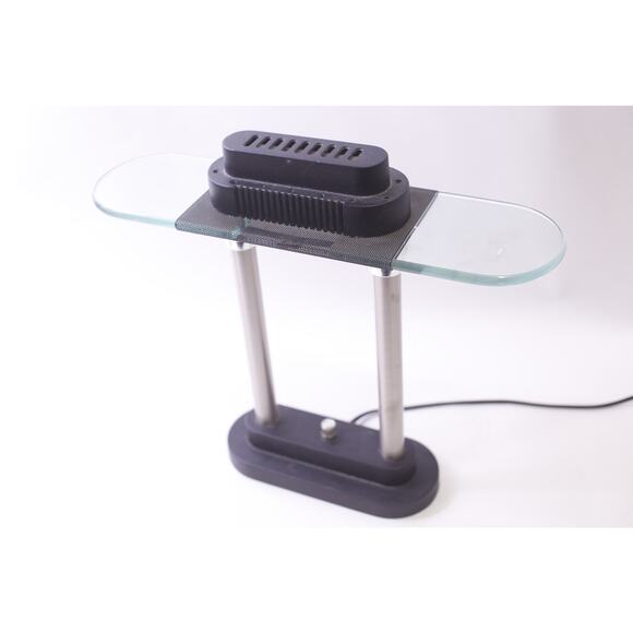 1980s, Robert Sonneman, Bankers, Desk Lamp, Post Modern, Office, ~ 251112-WH E-1 - Picture 2 of 5